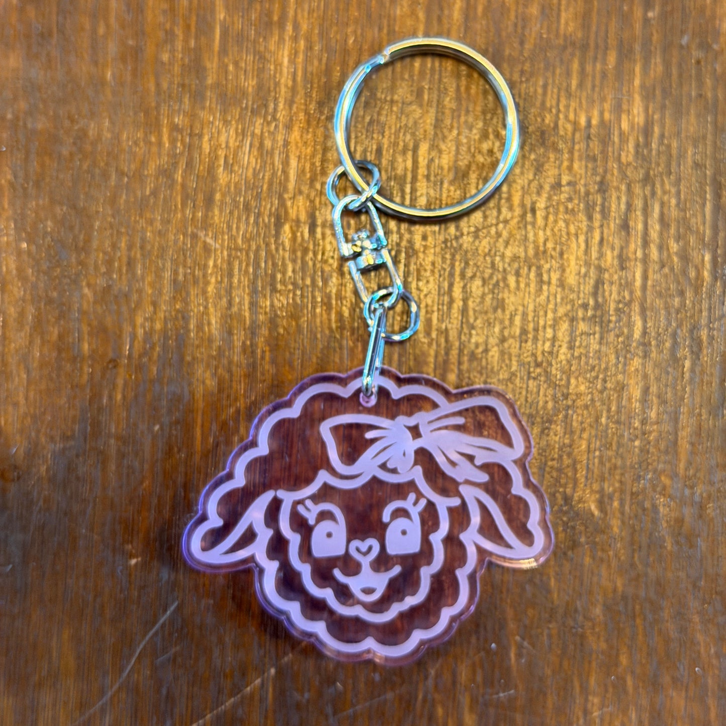 Lambchop Face Keyring