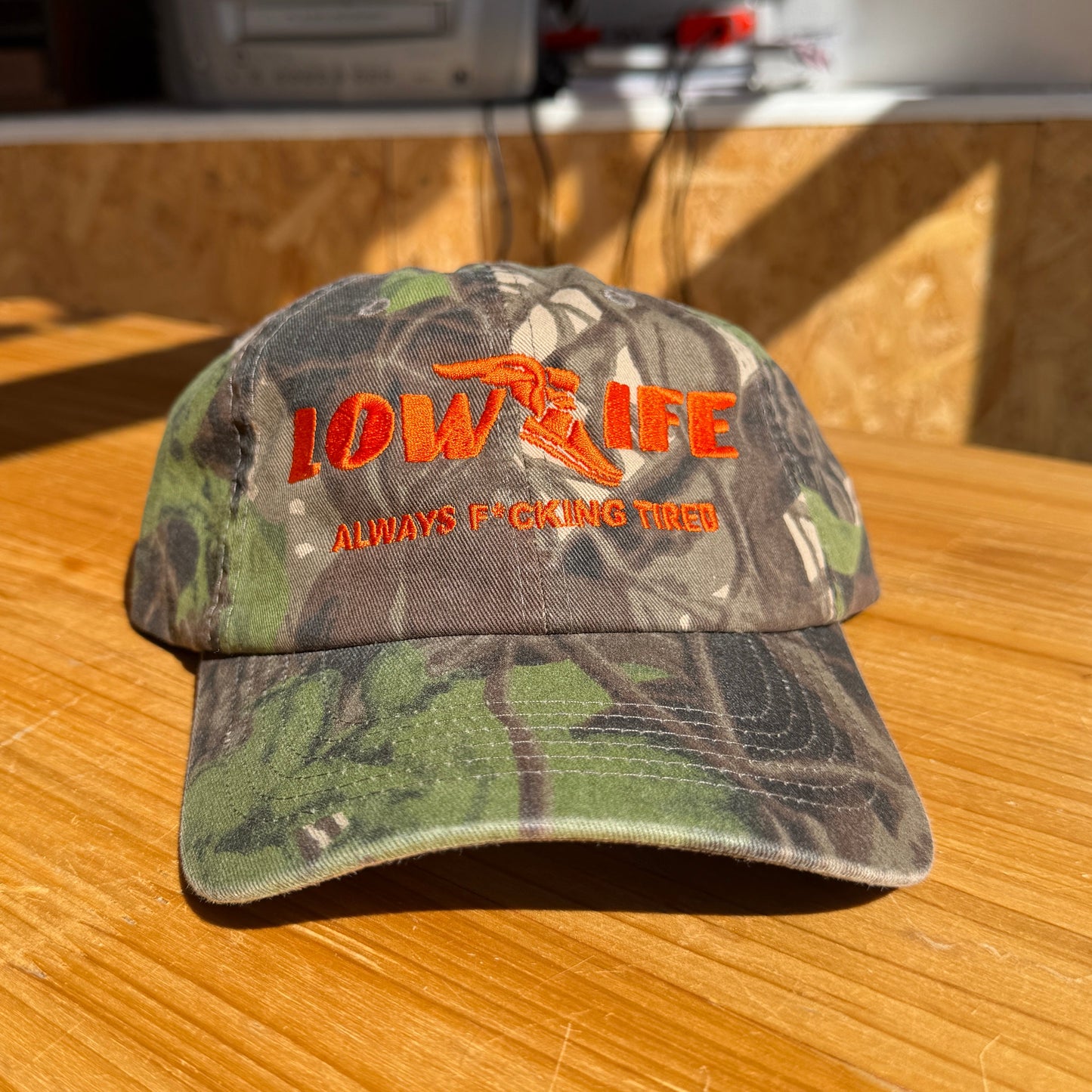 Always Tired Dad Cap Camo