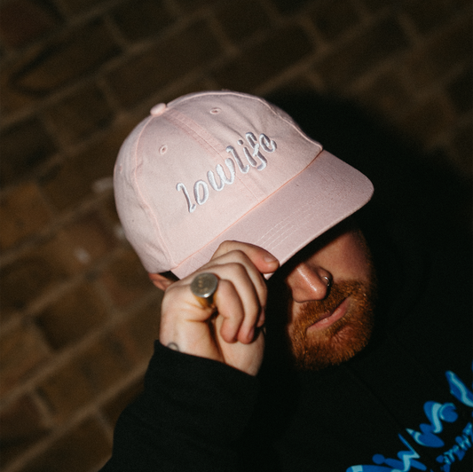 Lowlife Dad Cap Pale Pink