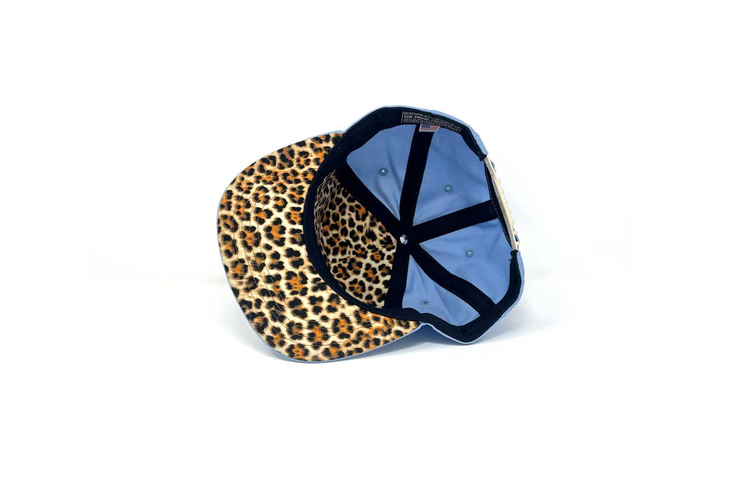 DICE X AMPAL CREATIVE BONES SNAPBACK - BLUE/LEOPARD - LIMITED EDITION