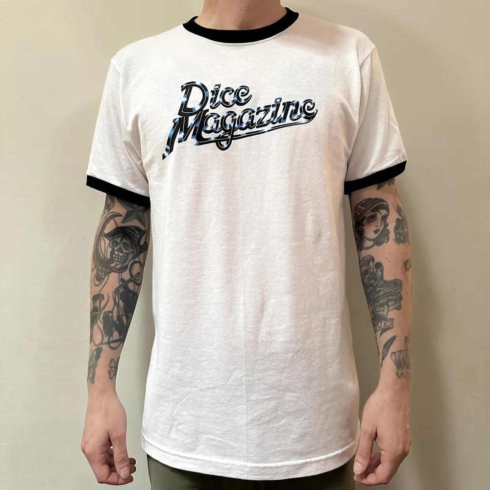 DicE CHROME LOGO RINGER T