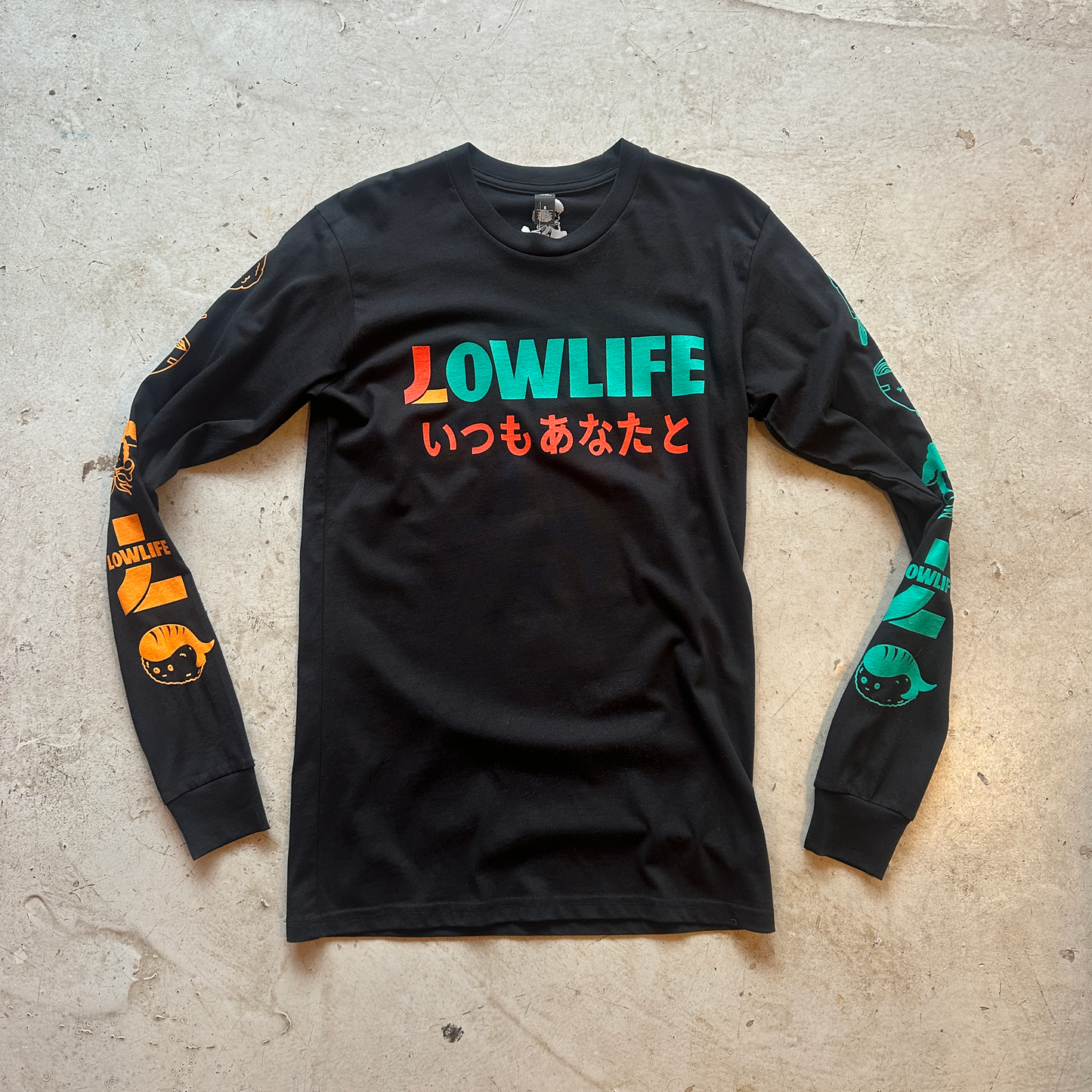 7OWLIFE Long Sleeve Black