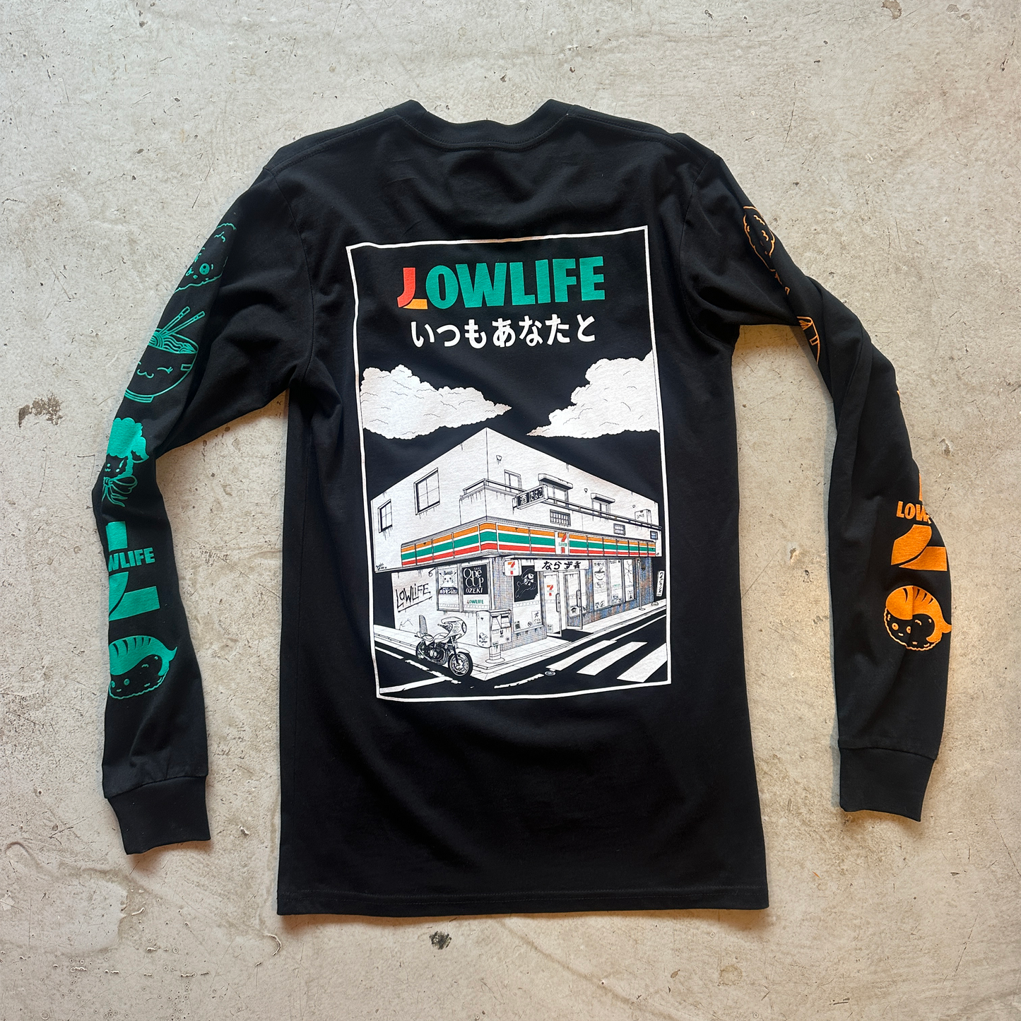 7OWLIFE Long Sleeve Black