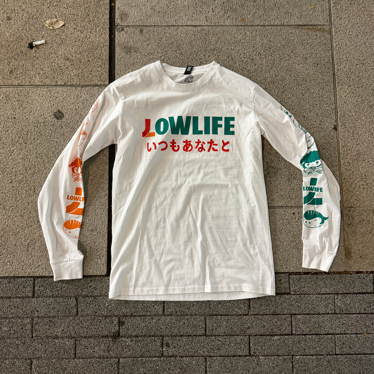 7OWLIFE Long Sleeve White