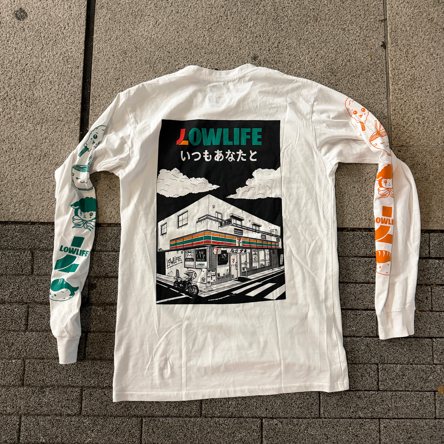 7OWLIFE Long Sleeve White
