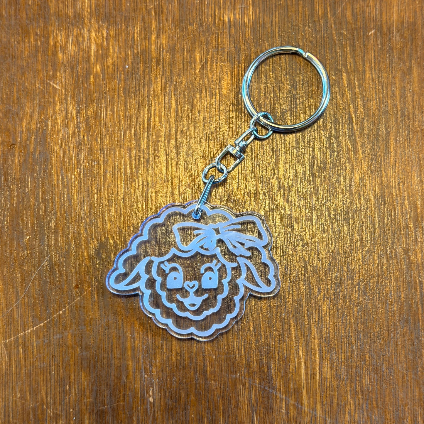 Lambchop Face Keyring