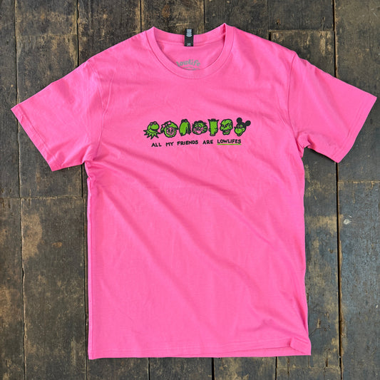 ALL MY FRIENDS V2 T-Shirt Pink