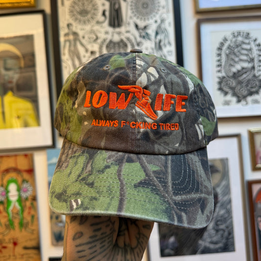 Always Tired Dad Cap Camo