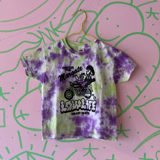 BLAST SKATE x LOWLIFE KIDS T-Shirt Tie Dye
