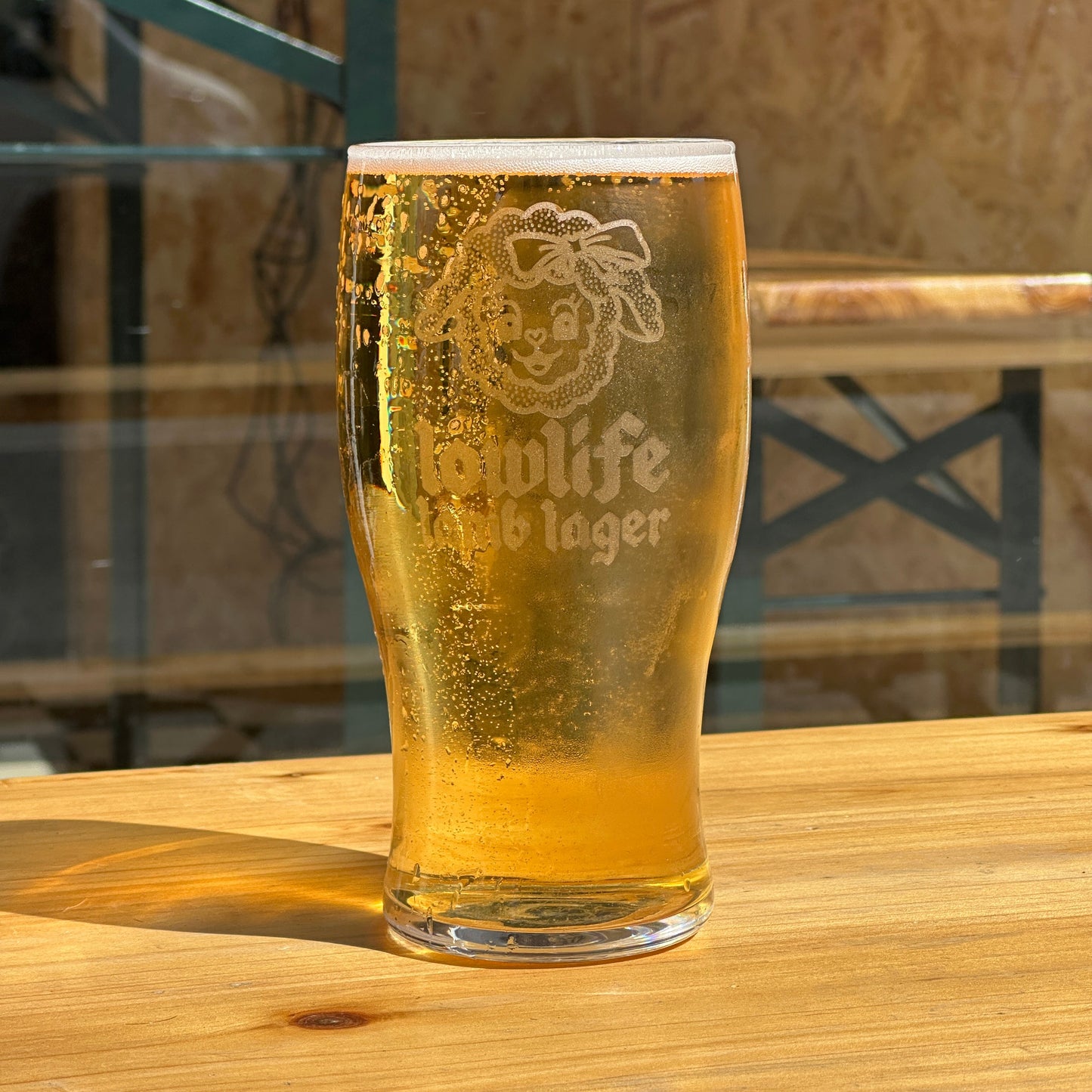 Lamb Lager Pint Glass