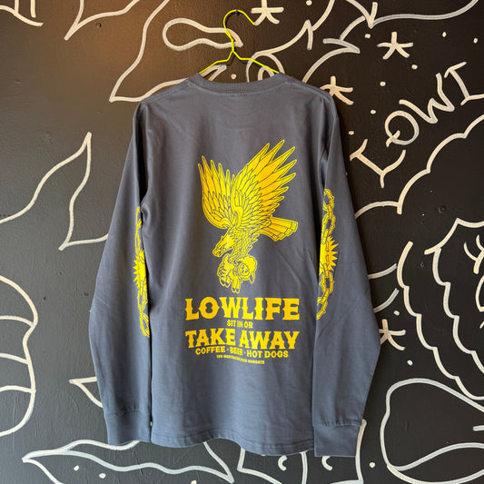 TAKEAWAY Long Sleeve T-Shirt Limited Edition Blue