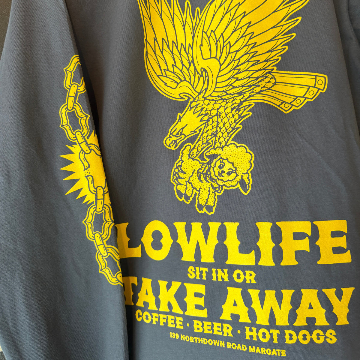 TAKEAWAY Long Sleeve T-Shirt Limited Edition Blue