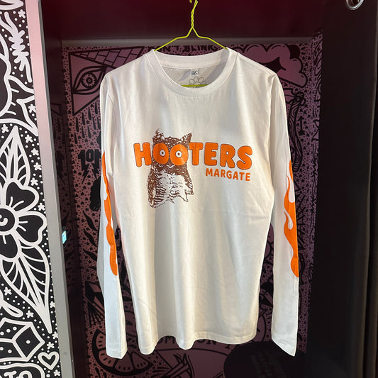 Hooters Long Sleeve T-Shirt White
