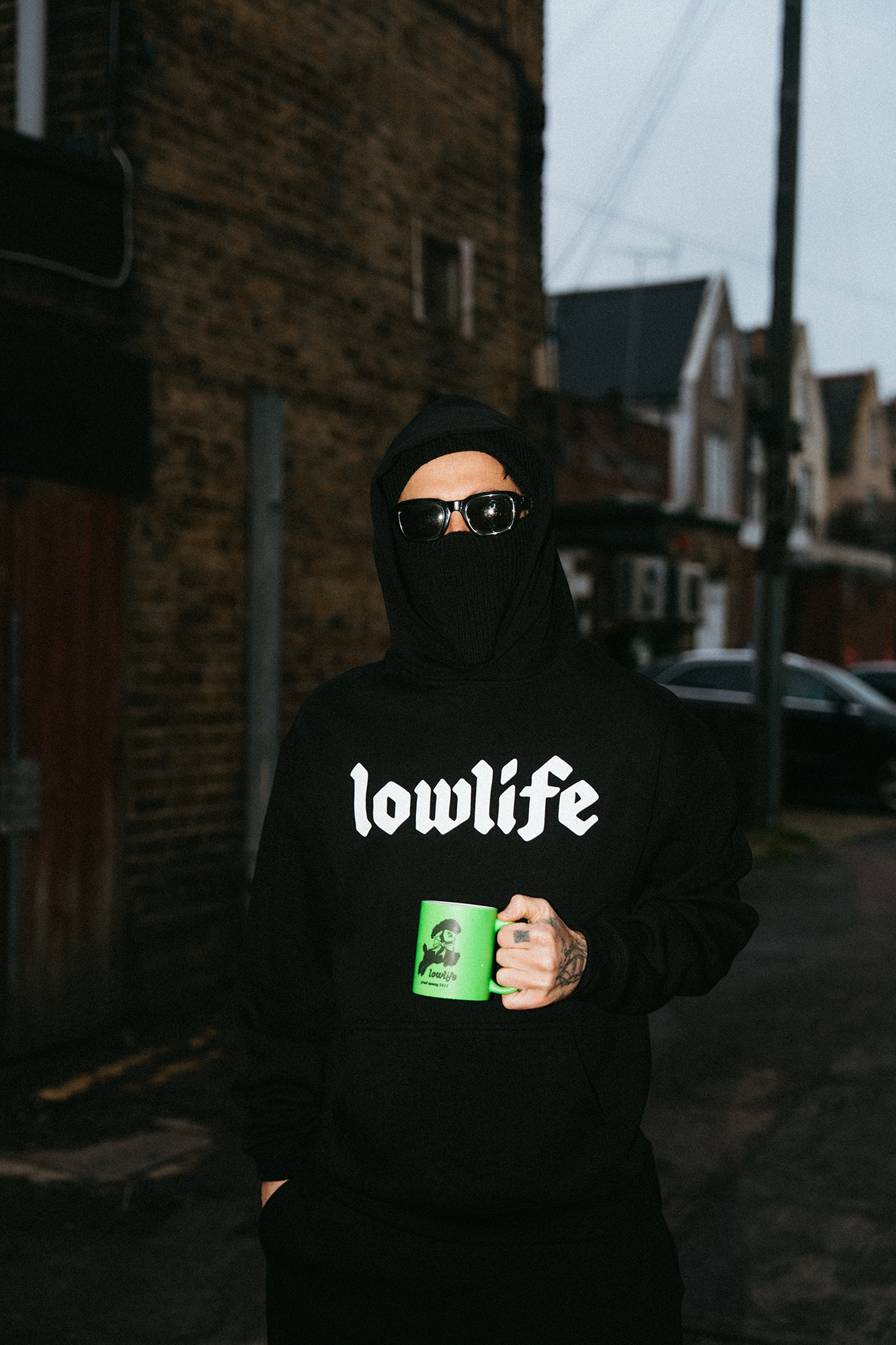 Lowlife Gothic Pullover Hood