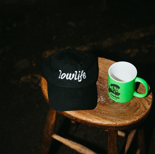 Lowlife Dad Cap Black