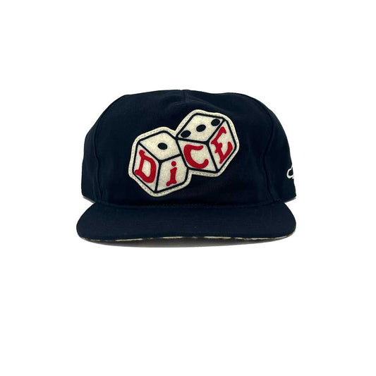 DICE X AMPAL CREATIVE BONES SNAPBACK - BLACK/LEOPARD