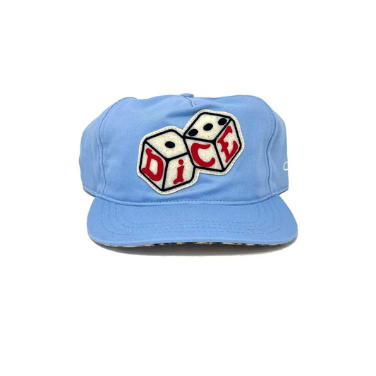 DICE X AMPAL CREATIVE BONES SNAPBACK - BLUE/LEOPARD - LIMITED EDITION